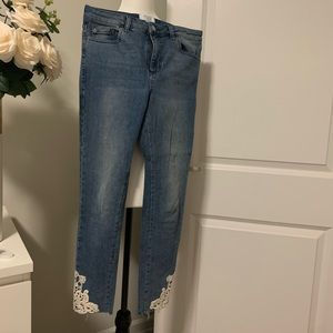 Lace Jeans